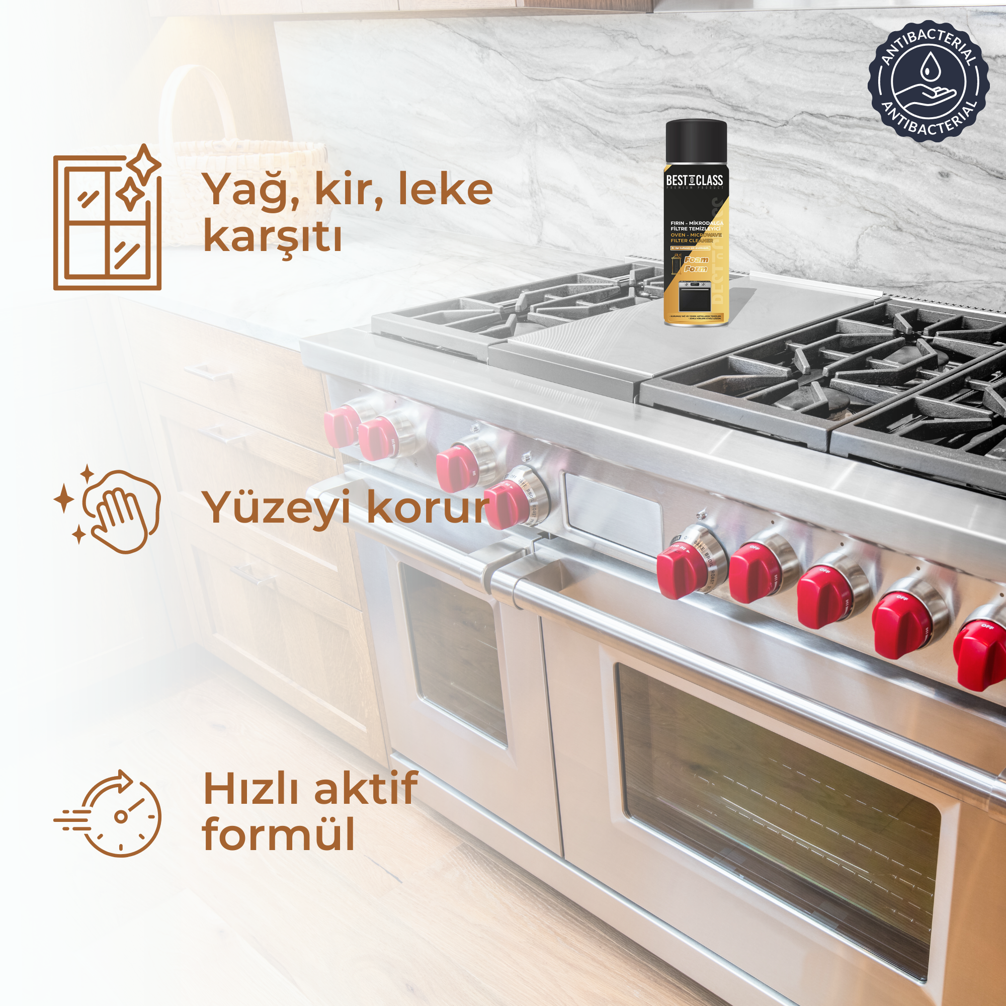BESTOCLASS PREMİUM PRODUCT FIRIN TEMİZLEYİCİ 500 ML - Görsel 4