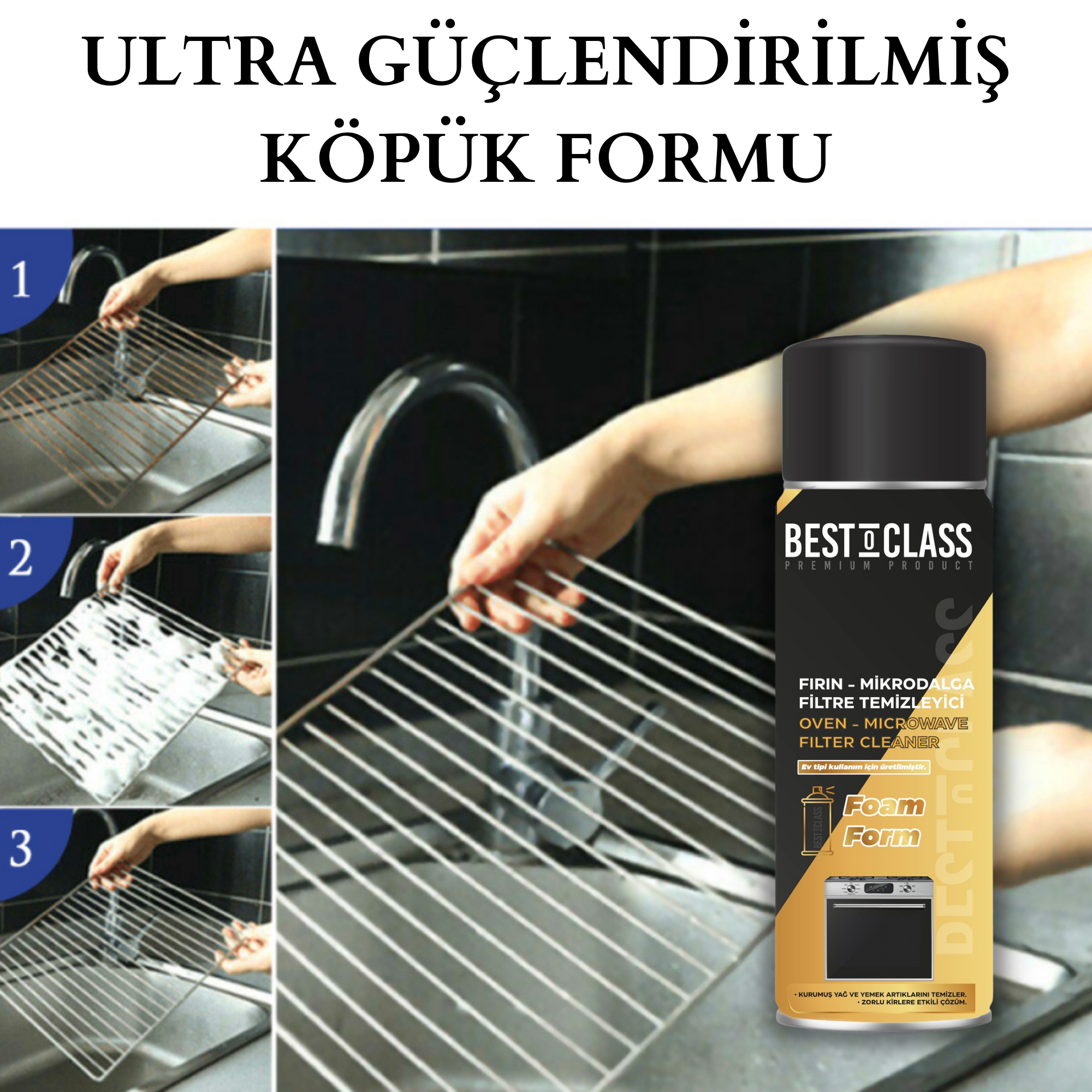 BESTOCLASS PREMİUM PRODUCT FIRIN TEMİZLEYİCİ 500 ML - Görsel 6